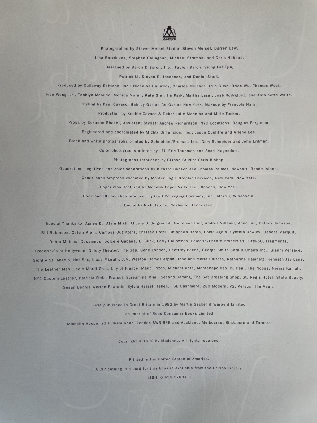 madonna sex first edition5