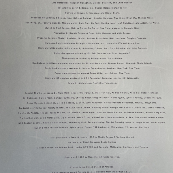 madonna sex first edition5