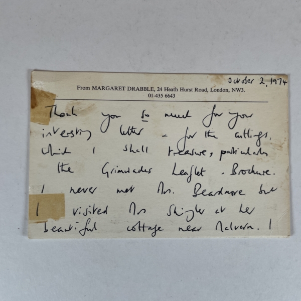 margaret drabble a summer bird cage first edition with card5