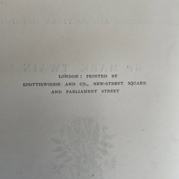 mark twain a tramp abroad first edition3