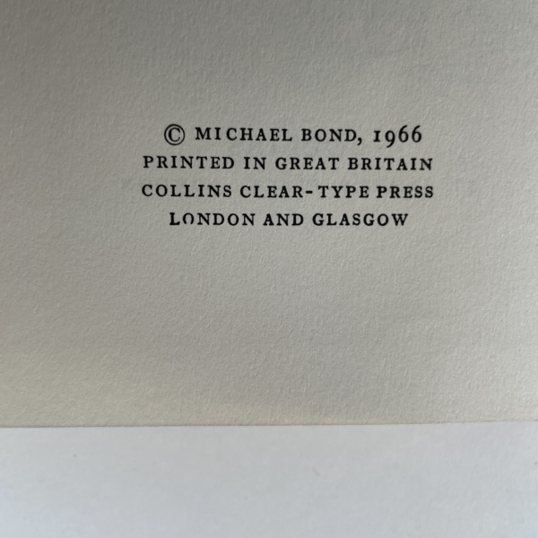 michael bond paddington at work first edition2