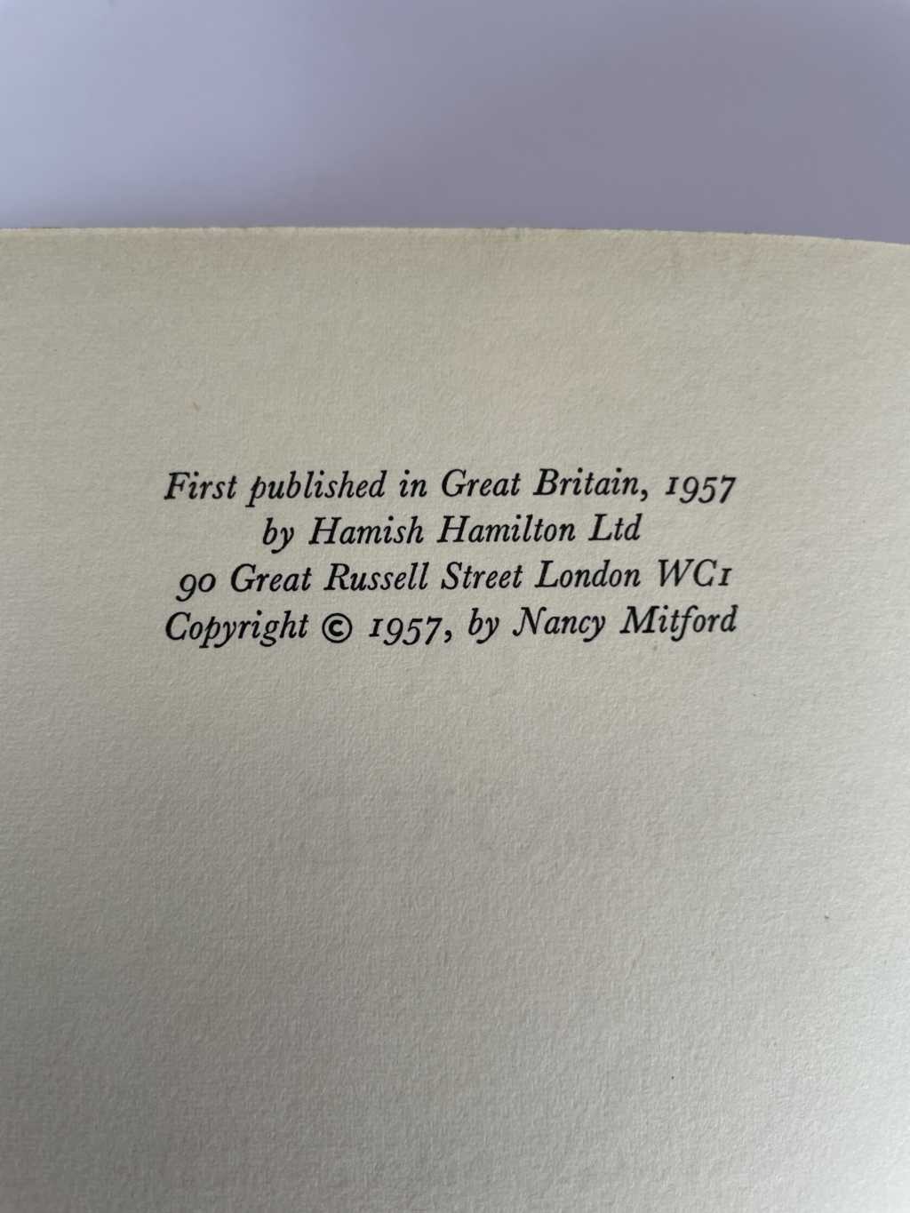 nancy mitford volatare in love with letter first2