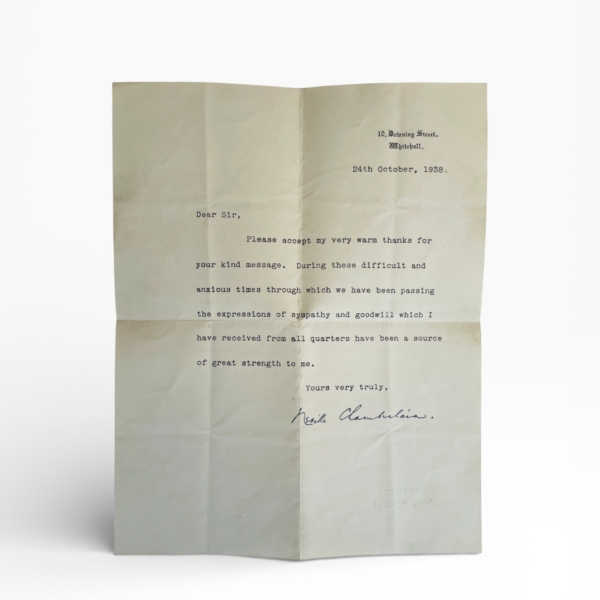 neville chamberlain letter1