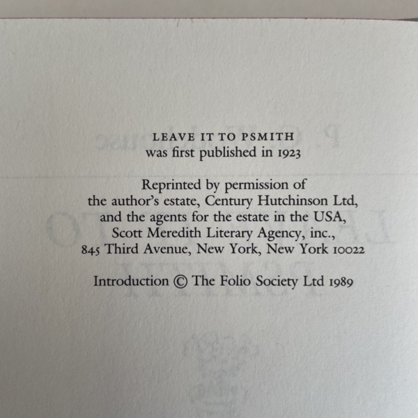 pg wodehouse leave it to psmith folio2