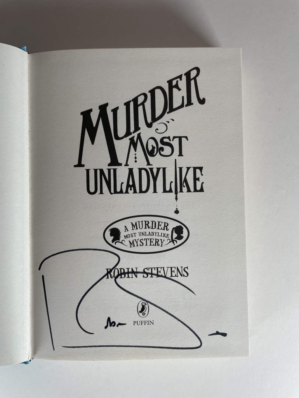 robin stevens murder most unladylike signed first edition2