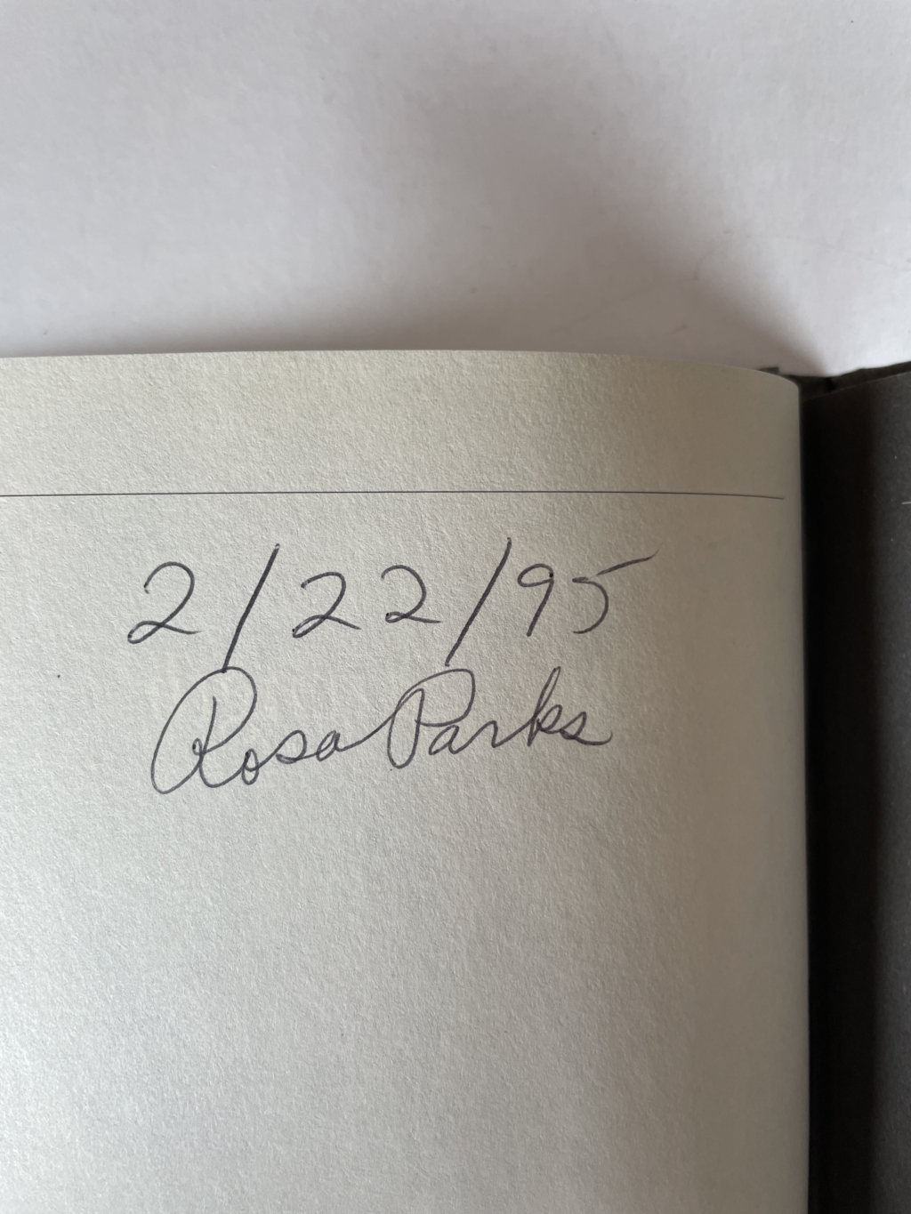 rosa parks quiet strength signed first ed2