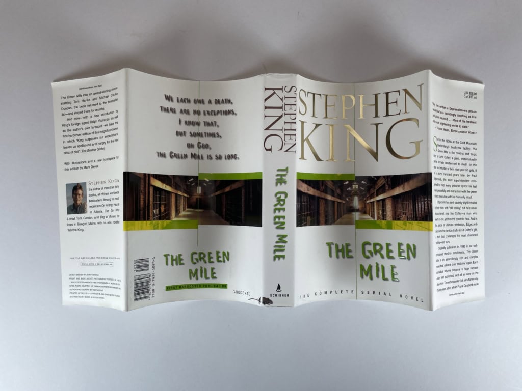 stephen king the green mile first hardback 4