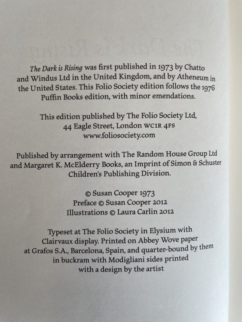 susan cooper the dark is rising folio 235 2