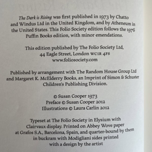 susan cooper the dark is rising folio 235 2