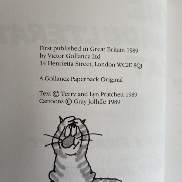 terry pratchett the unadulterated cat first edition2