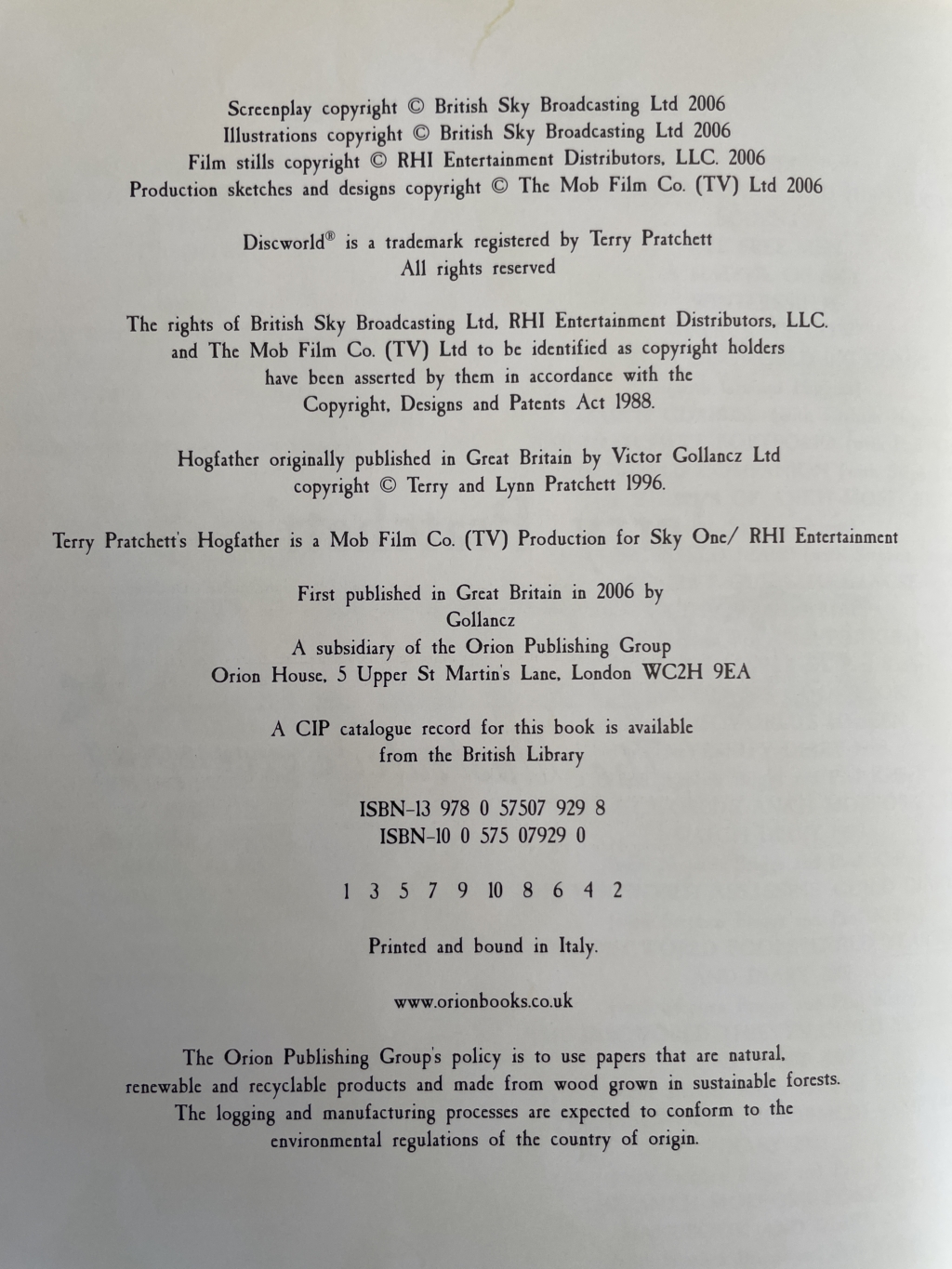 teryy pratchett hogfather double set3