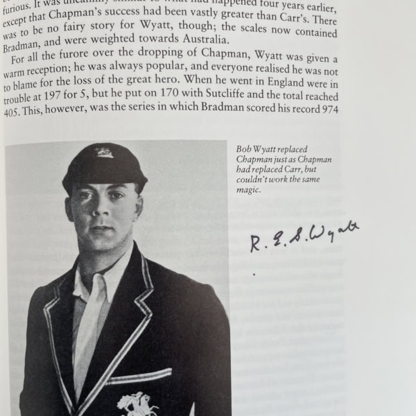 the ashes captains w hutton signed3