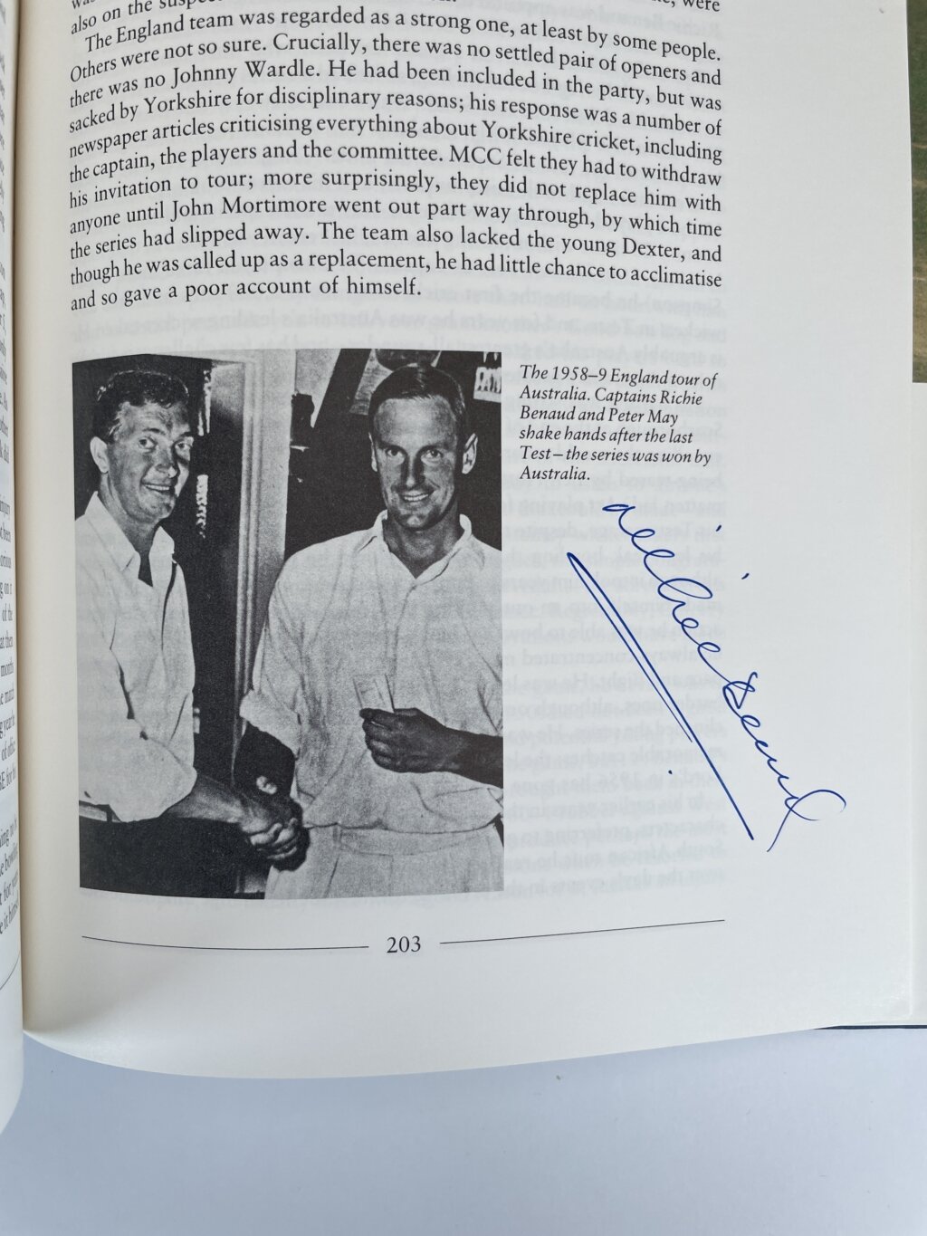 the ashes captains w hutton signed5