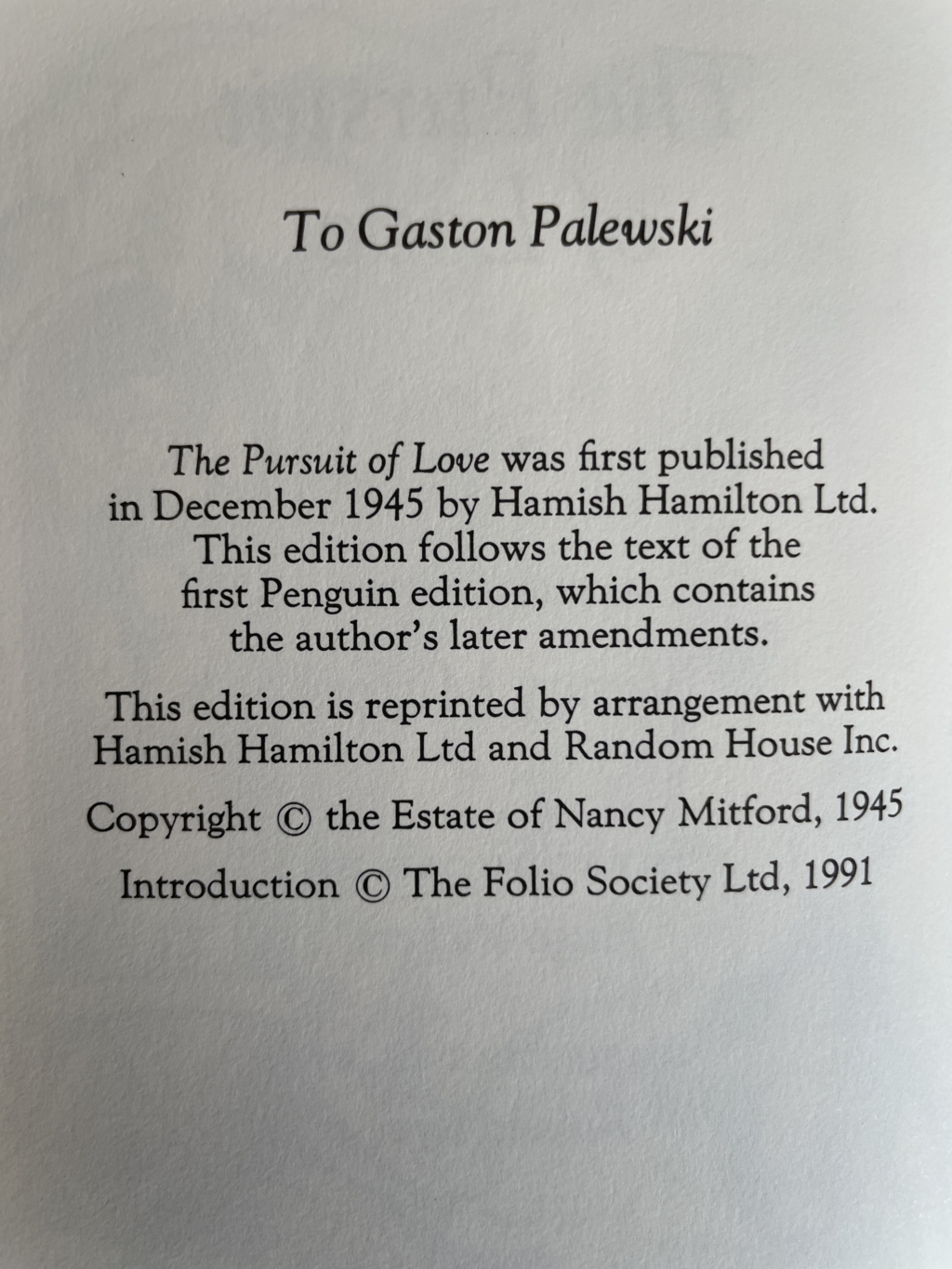 the pursuit of love folio2