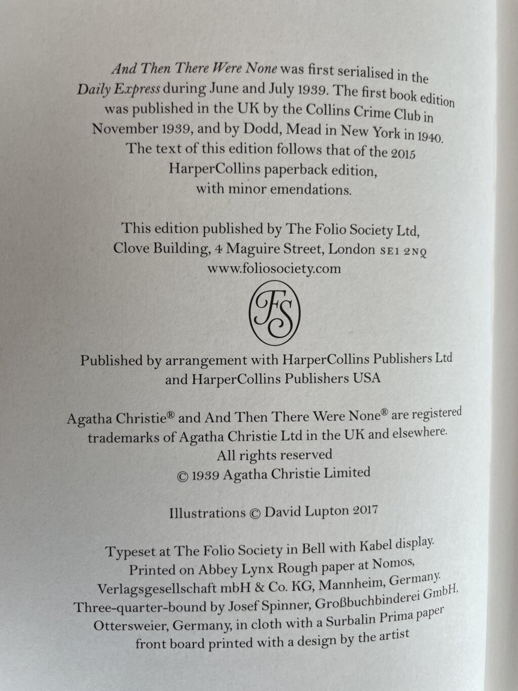 agatha christie and then there were none folio2