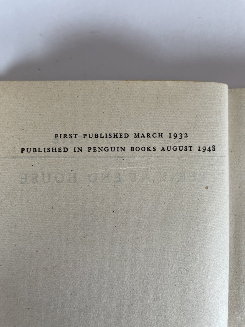 agatha christie peril at end house first paperback 2