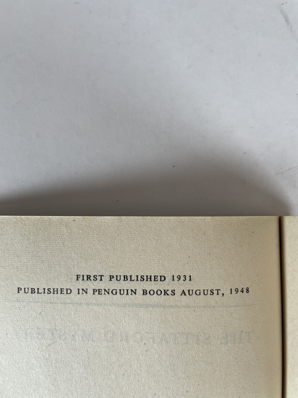 agatha christie the sittaford mystery first paperback 2