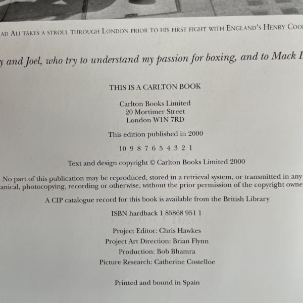 alan goldstein muhammad ali signed first 3