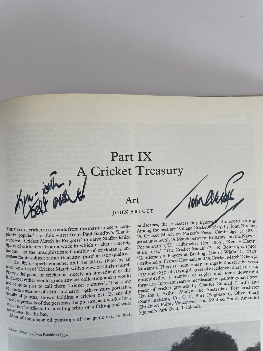 barclays world of cricket signed first 2