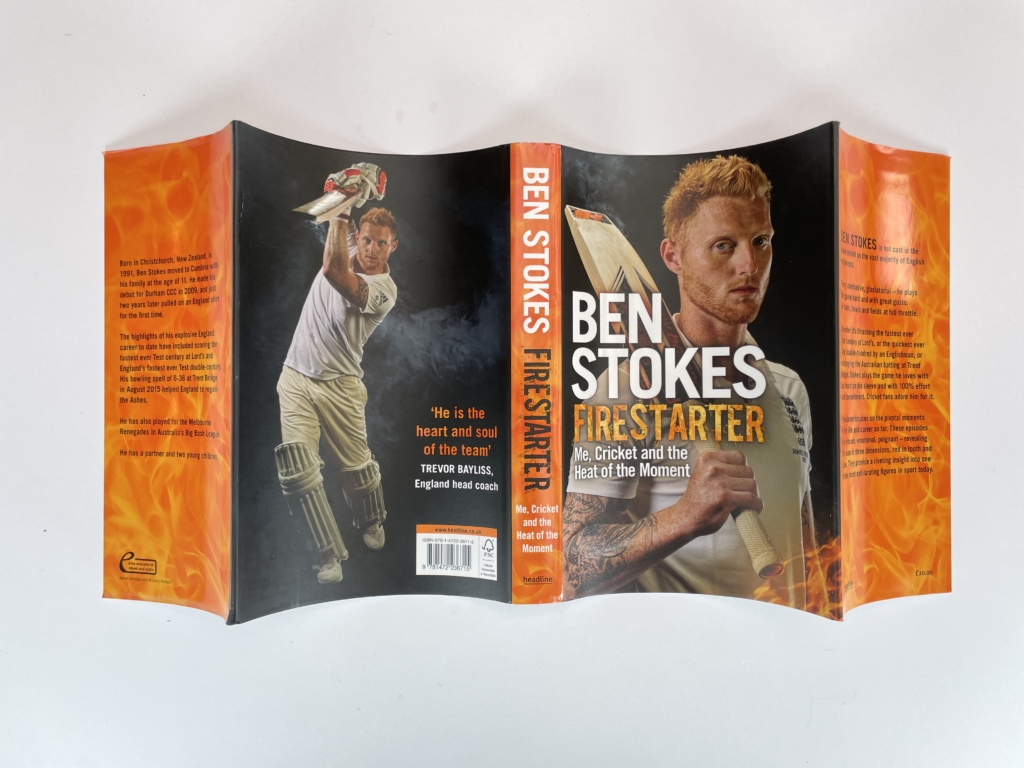 ben stokes fire starter signed first edition5