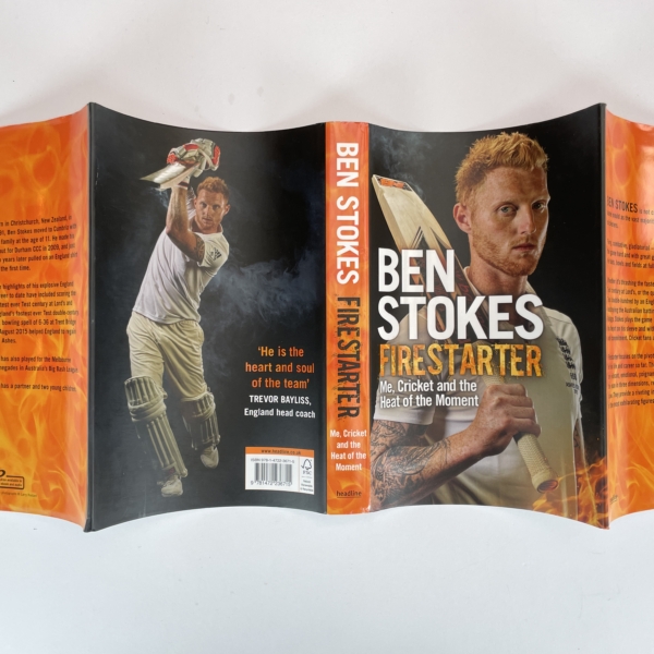ben stokes fire starter signed first edition5