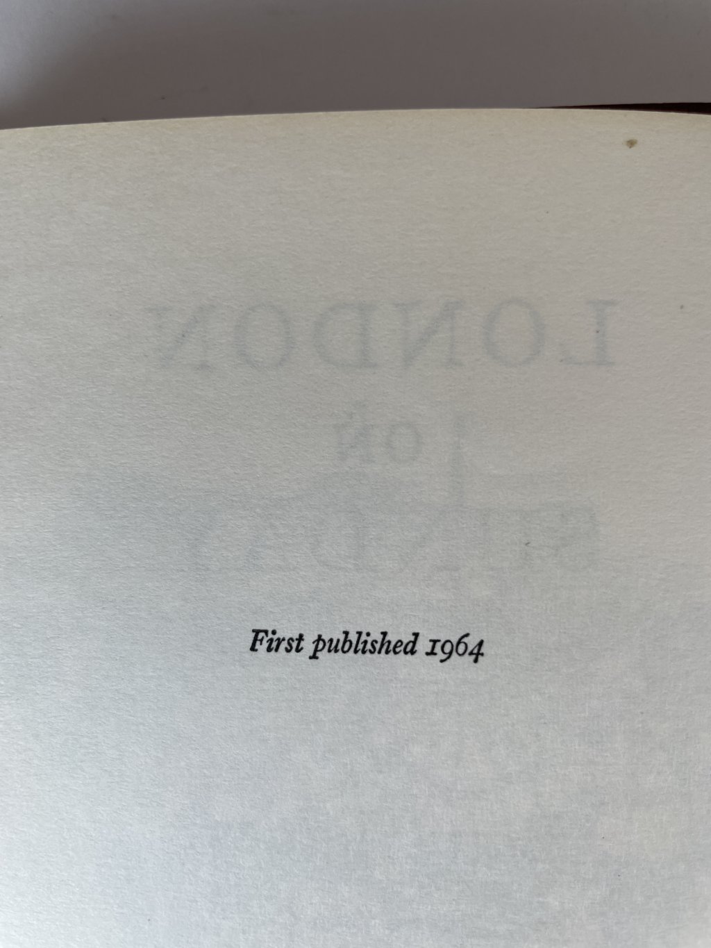 betty james london on sunday first edition2