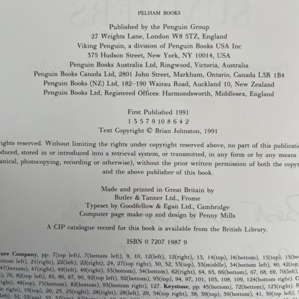 brian johnson fourty five summers signed first 3