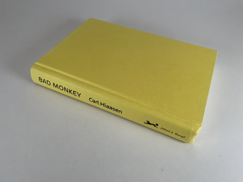 carl hiaasen bad monkey signed first edition5