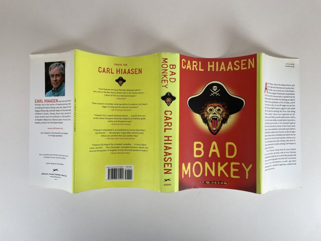 carl hiaasen bad monkey signed first edition6