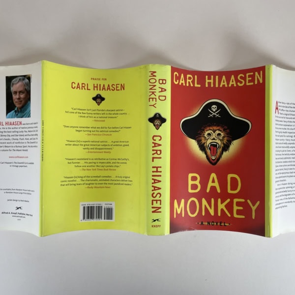 carl hiaasen bad monkey signed first edition6