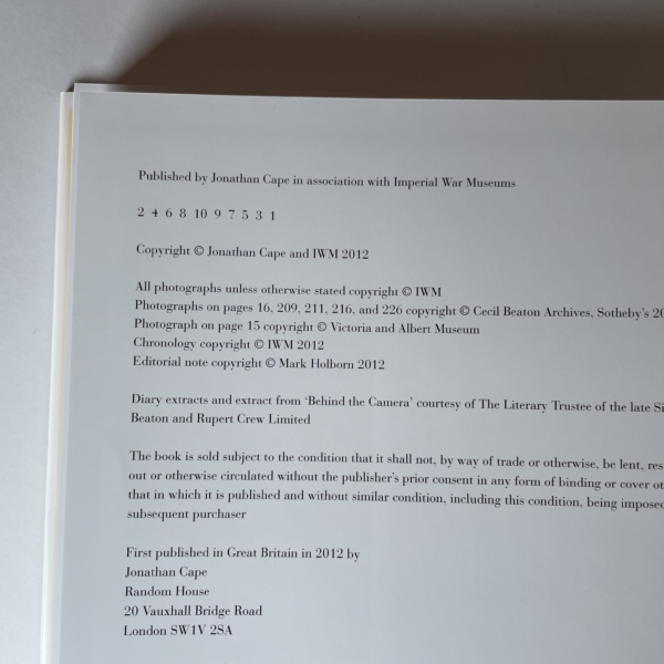 cecil beaton theatre of war first edition2