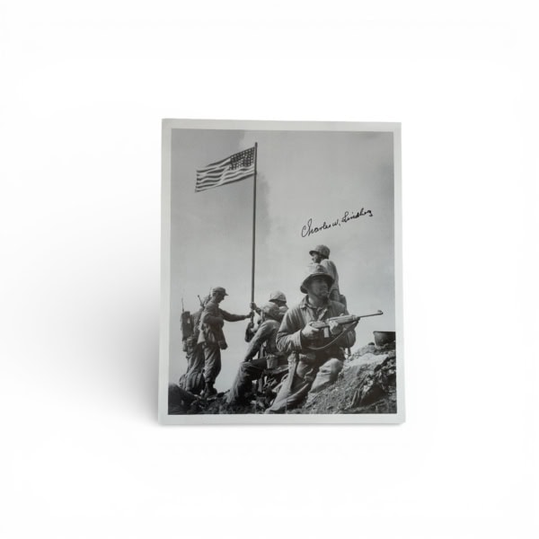 charles lindberg signed photo1