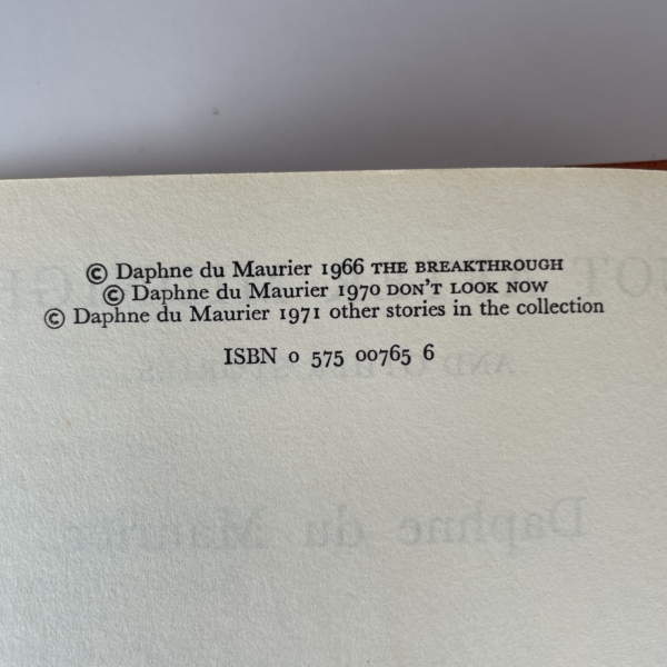 daphne du maurier dont look now book and campain3