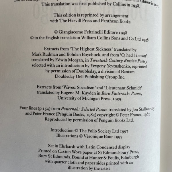 doctor zhivago folio2