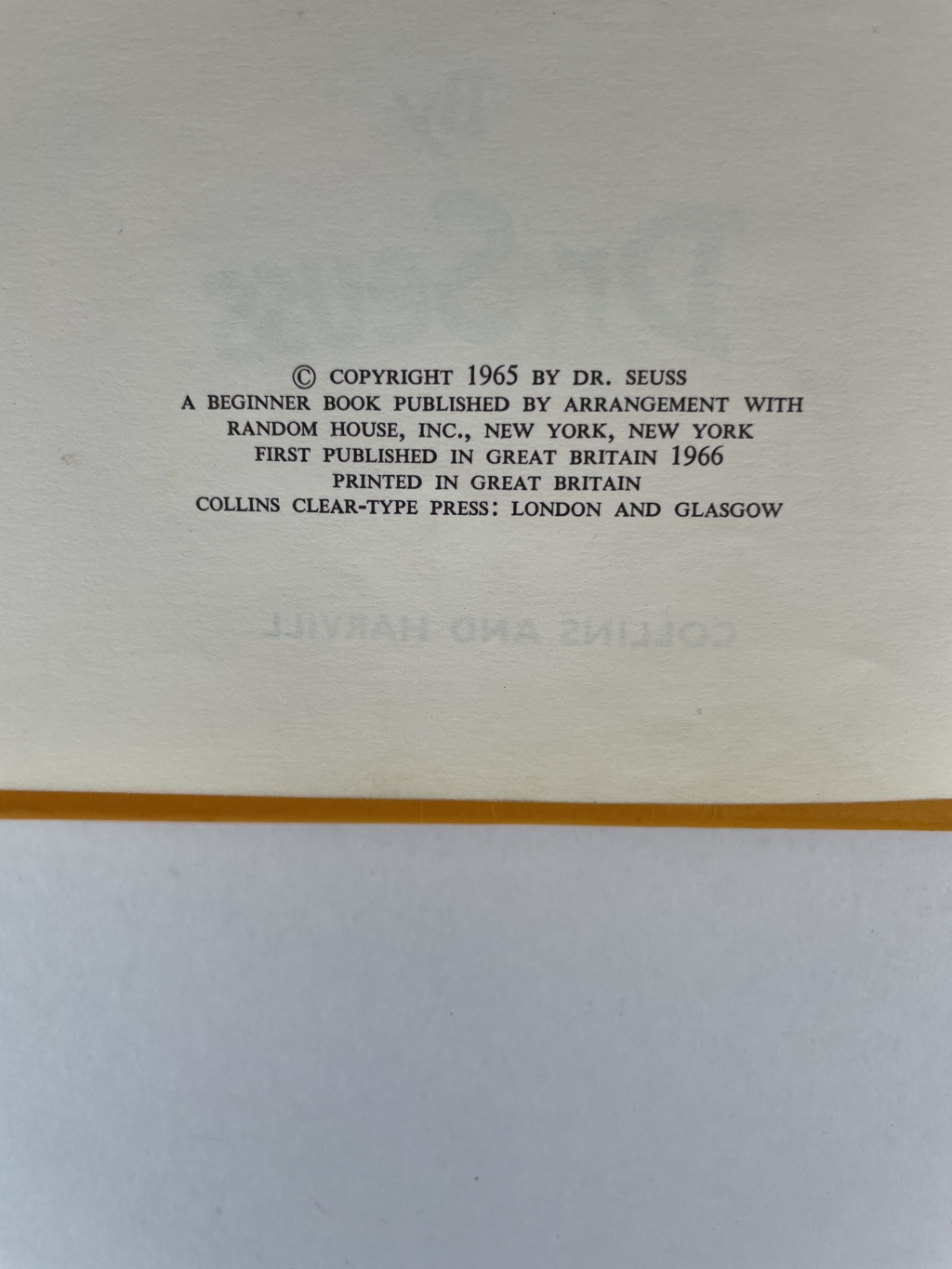 dr seuss fox in socks first edition2