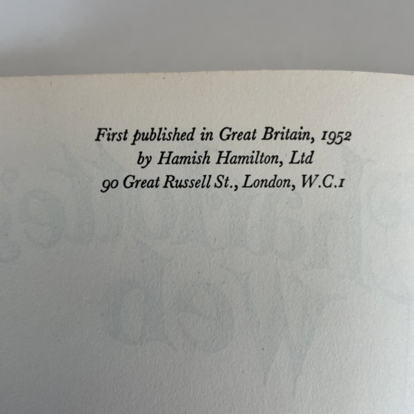 eb white charlottes web first edition2