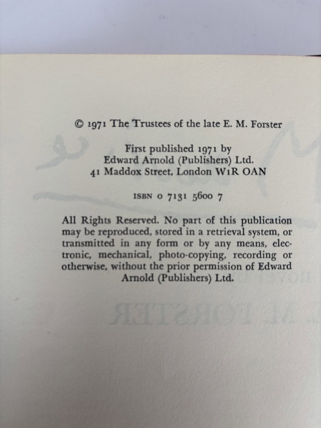 em firster maurice first edition2