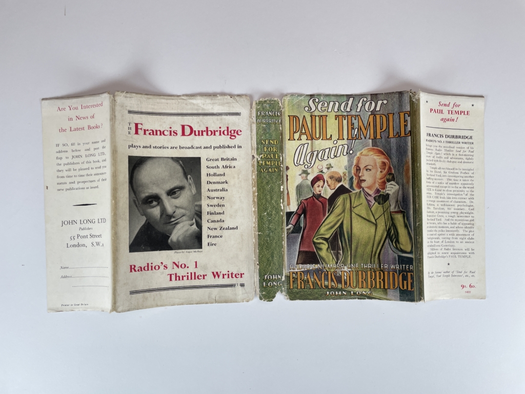 francis durbridge send for paul temple again first edition5
