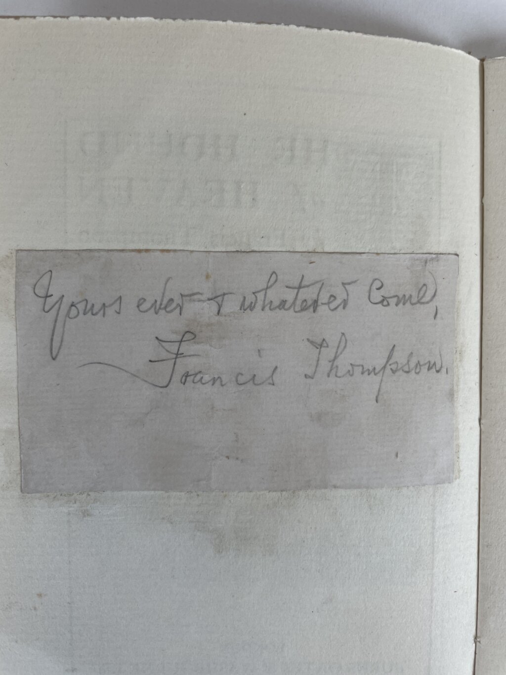 francis thompson the hound of heaven first 3