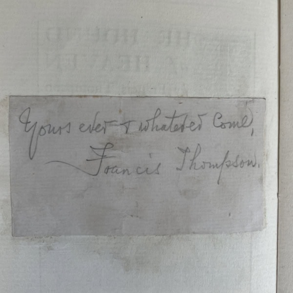 francis thompson the hound of heaven first 3