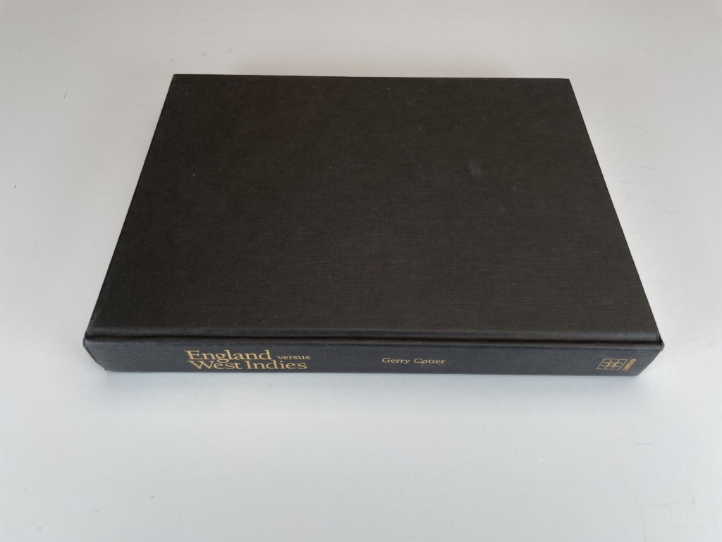 gerry cotter england v west indies signed first 3