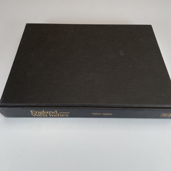 gerry cotter england v west indies signed first 3