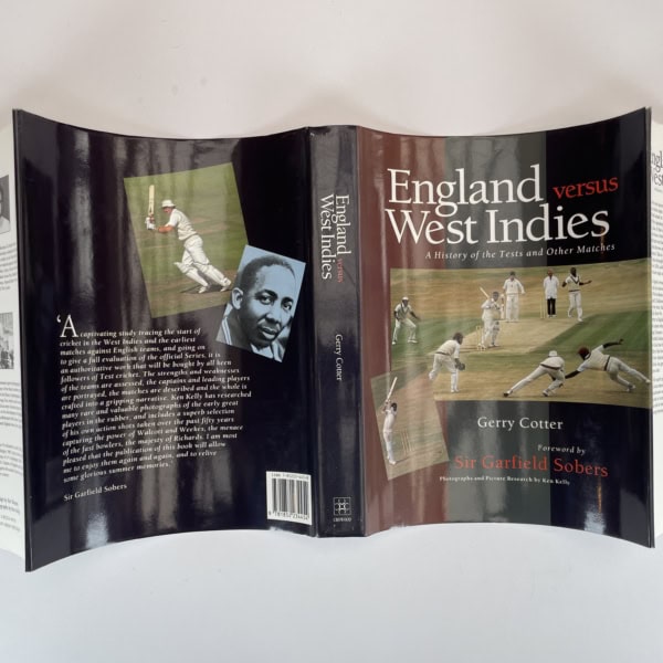 gerry cotter england v west indies signed first 4