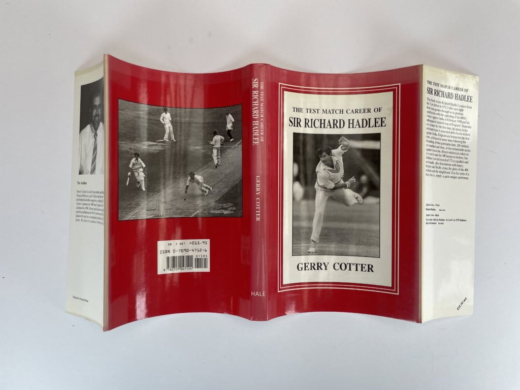 gerry cotter sir richard hadlee signed first 6