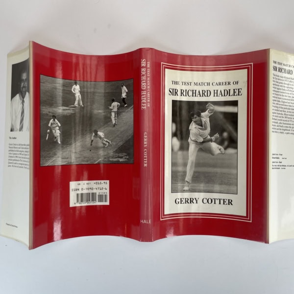 gerry cotter sir richard hadlee signed first 6
