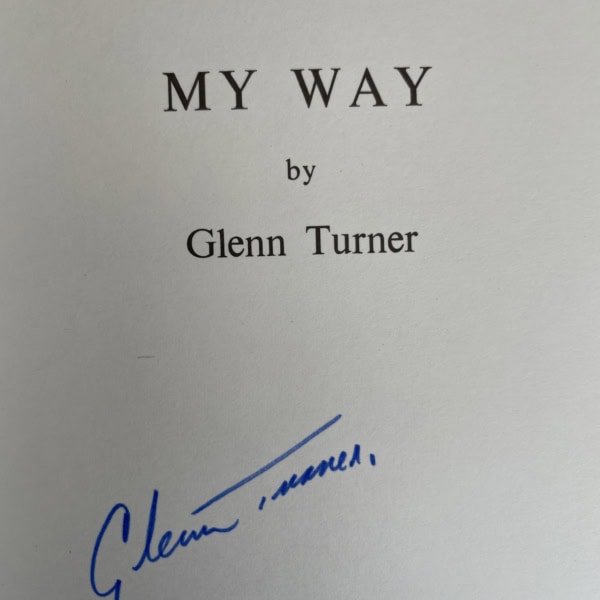 glenn turner my way signed first ed2