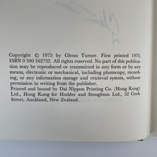 glenn turner my way signed first ed3