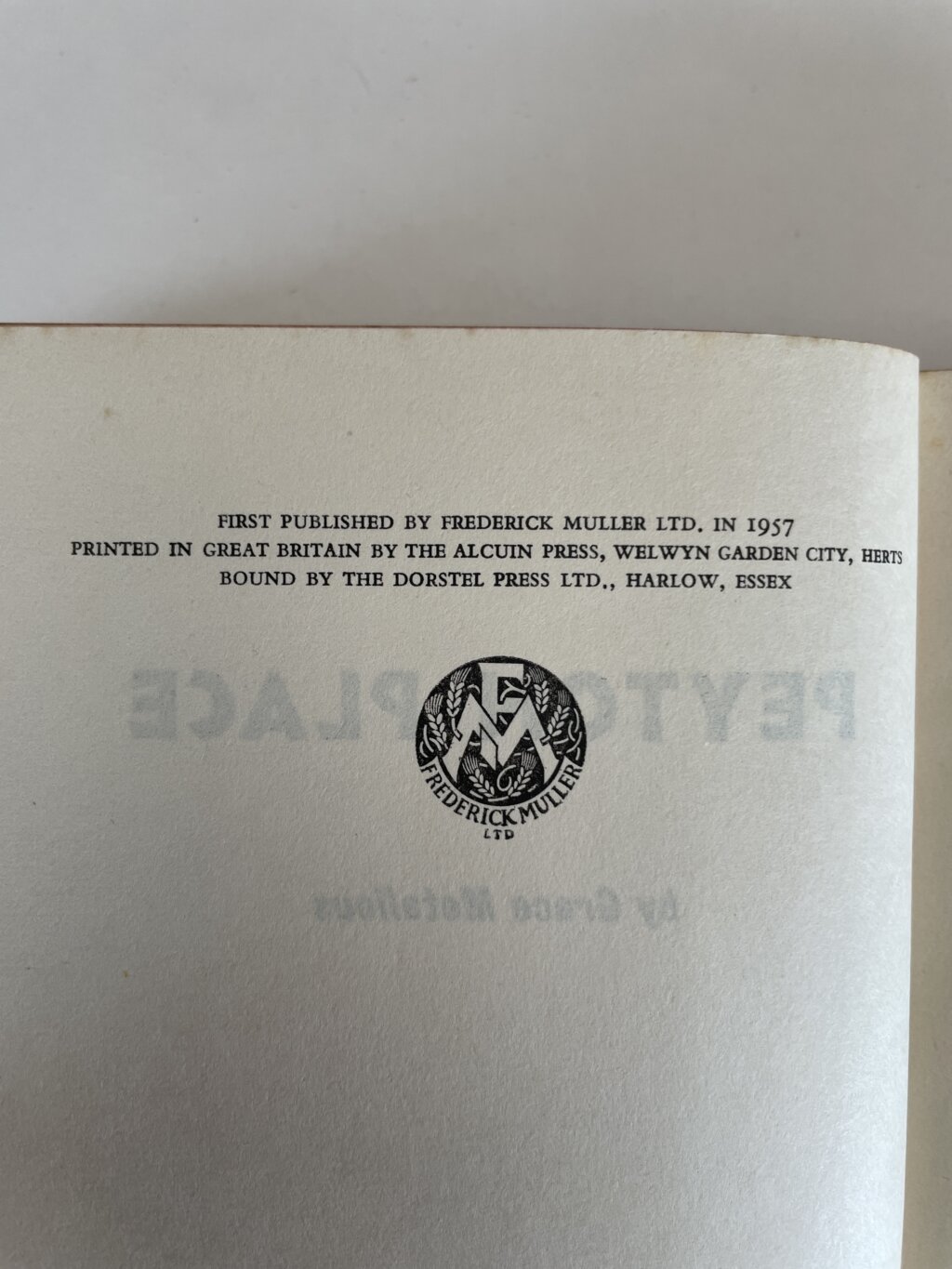 grace metalious peyton place first 2