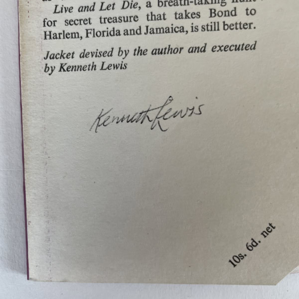 ian fleming live and let die first edition3