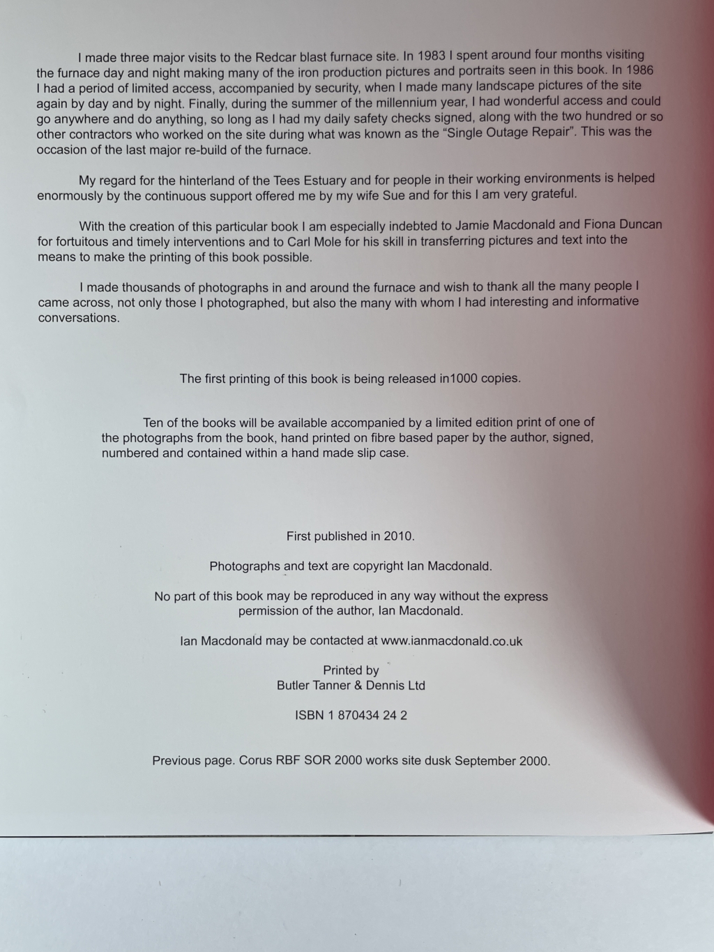 ian macdonald blast furnace 2